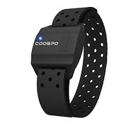 COOSPO Fascia da braccio con cardiofrequenzimetro, sensore ottico Bluetooth 4.0 ANT+, compatibile con iFit Polar Strava Wahoo Garmin Peloton