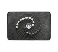 COOSUN Zen Stones Zerbino, Entry Way Interni Esterni Porta Tappeto con Il Sostegno di Slittamento Non, (23,6 da 15,7 Pollici) 23,6x15,7 Pollici Multicolore