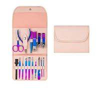 COOVS Set professionale per manicure e pedicure da 4 a 16 pezzi per tagliaunghie in acciaio inox tagliaunghie kit di strumenti per nail art (colore: 16 pezzi)