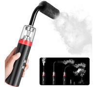 COOWOO Mini macchina per nebbia portatile, 3 modalità regolabili, macchina per nebbia portatile con telecomando per streaming live TikTok, video brevi su Youtube, fotografia e feste, modello Smoke L
