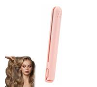 Coozyland Curling Iron, Dualglam Mini Dual-Purpose Curling Iron, Cozy Home, 2 In 1 Mini Wand, Dualglam, For All Hair Types (pink)