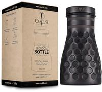 Cop29 - Borraccia fatta a mano Dolny in rame anticato a nido d'ape per camera da letto, brocca con coperchio, caraffa d'acqua da comodino (puprosa interna con coperchio allentato) - 1000 ml/34 oz