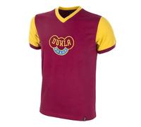 COPA Football - Maglia retrò - Calcio - Uomo - Dukla Praga Anni '60 - Rosso - 100% Cotone - Taglia XL