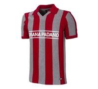 COPA Football - Maglia retrò - Calcio - Uomo - US Cremonese 1983/84 - Rosso/Griogio - 50% Cotone - 50% Acrilico - Taglia XL