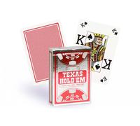 Copag 100% Plastica Poker Carte da Gioco Ponte Doppio Jumbo Indice Rosso
