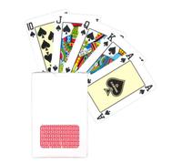 COPAG 100% Plastica Ponte Misura Carte da Gioco Deck - Rosso Dietro