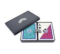 Copag 1546 Neoteric Poker Misura Carte Doppio Deck Jumbo Index Red / Verde 608-6