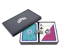 COPAG 1546 Neoterico Poker Jumbo Indice Doppio Ponte Rosso Verde PVC Carte