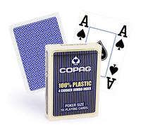 Copag 4 corner 100% Plastica Poker Carte Casinò Deck Jumbo Index Rosso Blu Nuovo