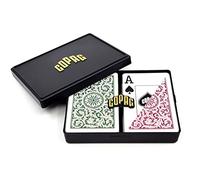 Copag Bridge Size Jumbo Index 1546 Playing Cards (Green Burgundy Setup)
