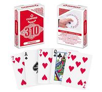 Copag Carte da gioco Svengali, finitura in lino superiore, facili da mescolare e durevoli, 1 mazzo, rosso, ottimo regalo per qualsiasi appassionato di carte