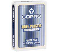 Carte Da Poker 100 Plastica Blu