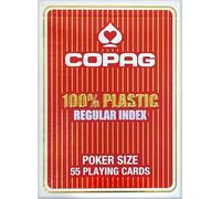 Carte da Poker Rosse 100 in Plastica