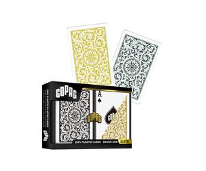 Copag Elite Bridge Carte Da Gioco A Doppio Mazzo Index Normale Gold Black