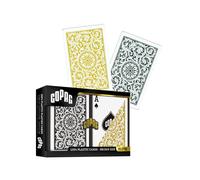 Copag Elite Carte Da Gioco Bridge Doppio Mazzo Indice Regolare Oro Nero
