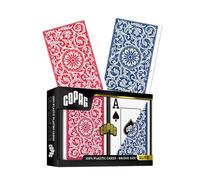 Copag Elite Ponte Misura Carte da Gioco Doppio Deck Jumbo Index Rosso Blu 597-3