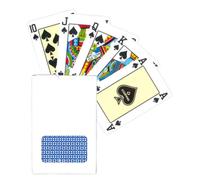 Copag Ponte Misura Carte da Gioco Deck 100% Plastica Blu 4 Angolo Bianco Scatola