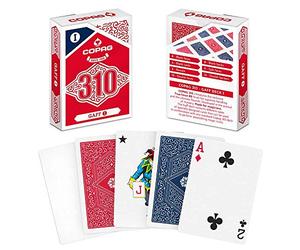 Copag Unisex's 104104324 310 Gaff Card Deck, Rosso, Poker