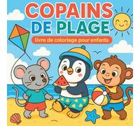 Copains de Plage - livre de coloriage pour enfatns