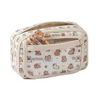 Copbopwn Capybara Astuccio a 9 strati Capybara Cancelleria Carino Astuccio con Scomparti Astuccio per Bambini Astuccio Kawaii Grandi Astuccio per Ragazzi Ragazze Studenti Esami scolastici Regali di