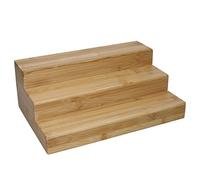 Copco COP3TIERBAM Bamboo Organizer a Tre Livelli, con Scatola da Esposizione, Legno bambù, Marrone