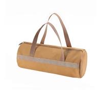 Copechilla Piccola borsa per attrezzi a forma cilindrica con impugnatura a mano, tela impermeabile a doppio strato, resistente all'usura, emergenza per bagagliaio, cacciavite, chiave inglese