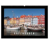 Copenaghen (calendario da parete 2026 DIN A2 orizzontale), calendario mensile CALVENDO
