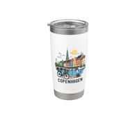 Copenaghen Danimarca/Copenaghen Bicchiere termico in acciaio inox doppia parete