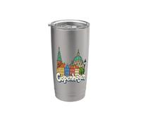 Copenaghen Danimarca/Copenaghen Bicchiere termico in acciaio inox doppia parete