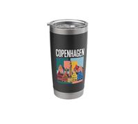 Copenaghen Danimarca/Copenaghen Bicchiere termico in acciaio inox doppia parete