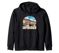 Copenaghen Danimarca/Copenaghen Felpa con Cappuccio