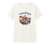 Copenaghen Danimarca/Copenaghen Maglietta Premium