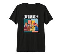 Copenaghen Danimarca/Copenaghen Maglietta Premium