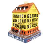 Copenaghen Danimarca souvenir turistico 3D magnete frigorifero attrazioni cittadine magneti decorativi per frigorifero tridimensionale decorazione casa cucina