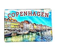 Copenaghen Souvenir Copenaghen 181101 - Magnete per frigorifero Denmark Fridge Magnete Copenhagen Souvenir