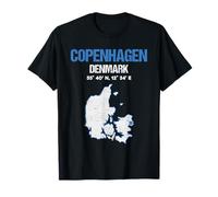 Copenhagen Danimarca Città Maglietta