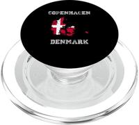 Copenhagen Danimarca Vintage Bandiera Danimarca Mappa Design PopSockets PopGrip per MagSafe