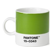 Copenhagen design Pantone Espresso, Small Coffee Cup, fine China (Ceramic), 120 ml, Green, Greenery 15-0343, Color of The Year 2017, 6.2 cm