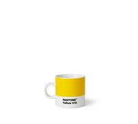 Copenhagen design Pantone Espresso, Small Coffee Cup, fine China (Ceramic), 120 ml, Yellow 012, 6.2 cm