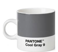 Copenhagen design Pantone Espresso, Small Coffee Cup, fine China (Ceramic), 120 ml, Grey, Cool Gray 9, Gris Froid, 6.2 cm