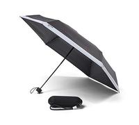 Copenhagen design Pantone Umbrella Travel foldable in Box with keychainstrap, Black