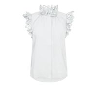 Copenhagen Muse - Camicia Jet Stream con Balze - - Blouses & Shirts - Donna - Bianco - M