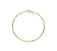Copenhagen STUDIOS Bracciale unisex - oro - bracciale in acciaio inox lucido per uomo e donna - lunghezza regolabile - impermeabile e delicato sulla pelle