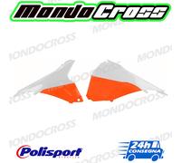 Coperchi cassa filtro POLISPORT arancione bianco KTM 125 EXC 2015 (15)