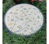 Coperchi decorativi per fosse settiche, chiusini rotondi, coperchio per fosse settiche in arenaria con portata di 10 tonnellate, chiusino e telaio per vialetti, per cortili(C)