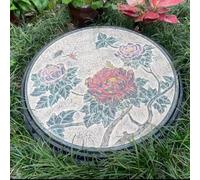 Coperchi decorativi per fosse settiche, chiusini rotondi, coperchio per fosse settiche in arenaria con portata di 10 tonnellate, chiusino e telaio per vialetti, per cortili(K)