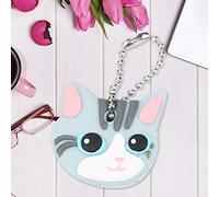 Coperchi di Chiavi Tappi, 1pc Creativo Cucciolo Cucciolo Gatto Tappo Tapone Tastiera per Tastiera Cover per per Casa Tasto PVC Borsa PVC Catena Chiave Unisex Unisex