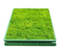 Coperchi di ispezione fognari incassati,robusti coperchi di ispezione incorporati portanti, coperchi e telai for tombini Rotondi/Quadrati in Resina(Square 40 * 40CM/15.7 * 15.7IN)