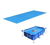 Coperchi di piscine per piscine intermedie, copertura della piscina, copertura rettangolo PE 7x5ft con bolle termiche per trattenere il calore e ridurre l'evaporazione, le coperture