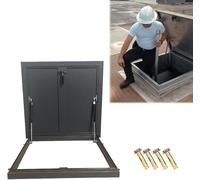 Coperchi di tombini della Finestra di altura di tratteggio a Loft, 39 37 35 33 31 30 28 26 24 22 20 Pollici Canna di Accesso al Tetto per Manutenzione, tavola da Pioggia a Pioggia Quadrata Chiusa (26